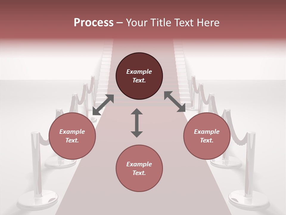 Chrome Star Steps PowerPoint Template