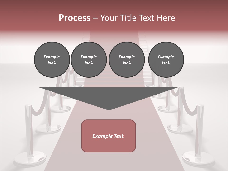 Chrome Star Steps PowerPoint Template