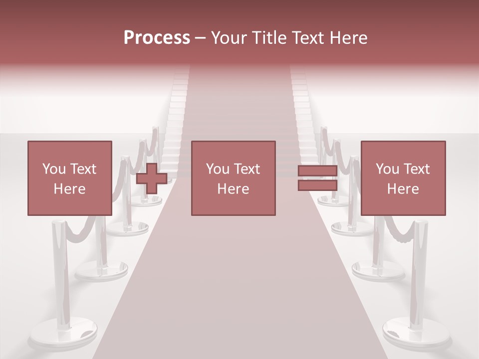 Chrome Star Steps PowerPoint Template