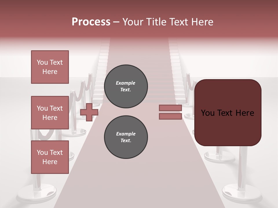 Chrome Star Steps PowerPoint Template