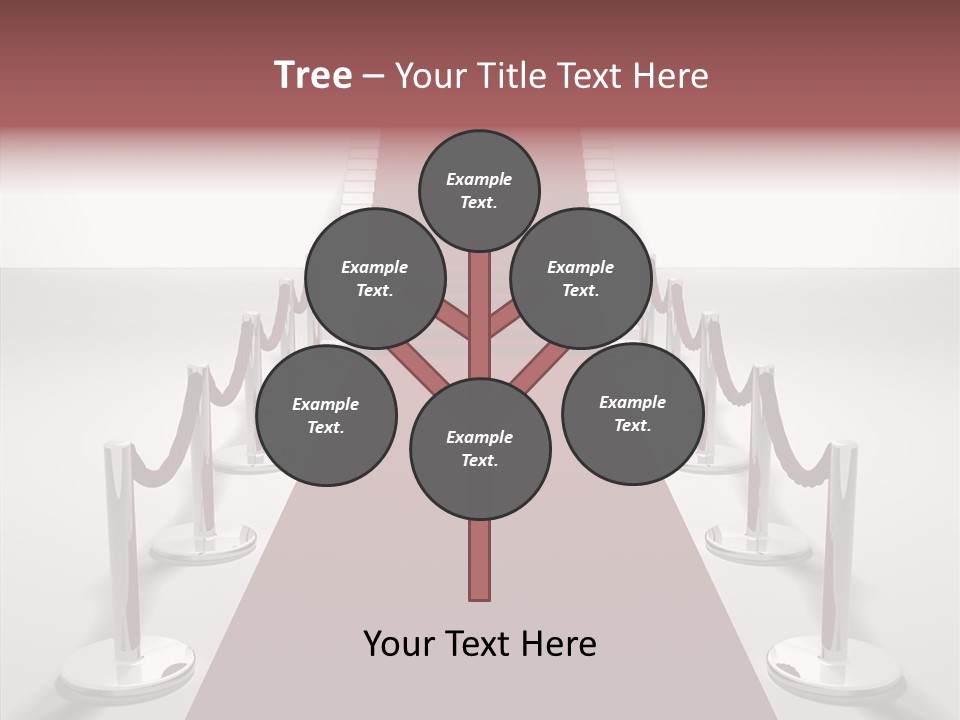 Chrome Star Steps PowerPoint Template