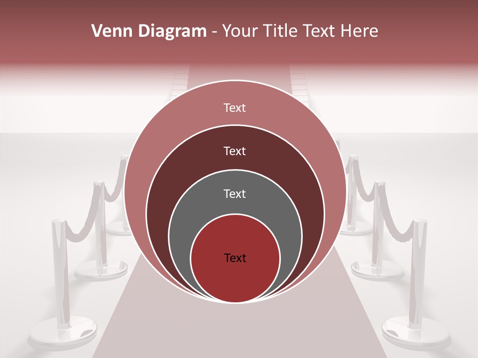 Chrome Star Steps PowerPoint Template
