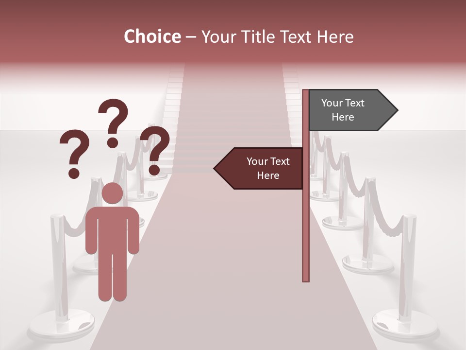 Chrome Star Steps PowerPoint Template