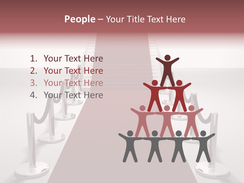 Chrome Star Steps PowerPoint Template