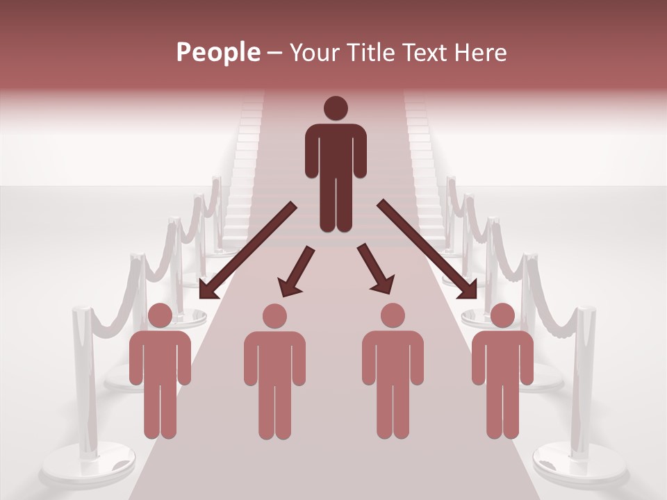 Chrome Star Steps PowerPoint Template