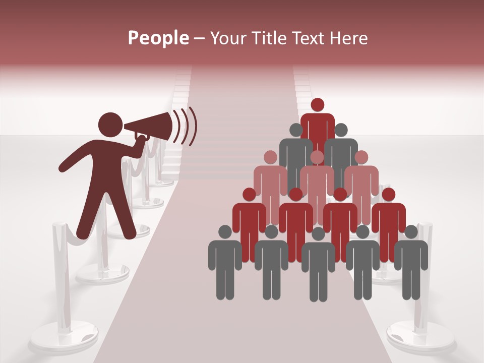 Chrome Star Steps PowerPoint Template