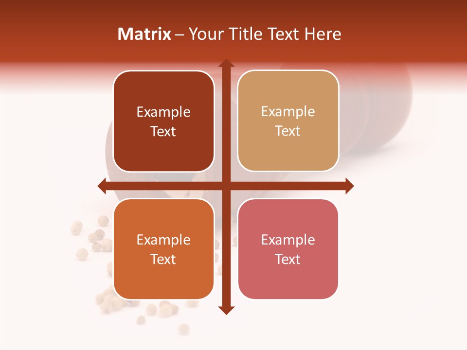 Standing Red Background PowerPoint Template