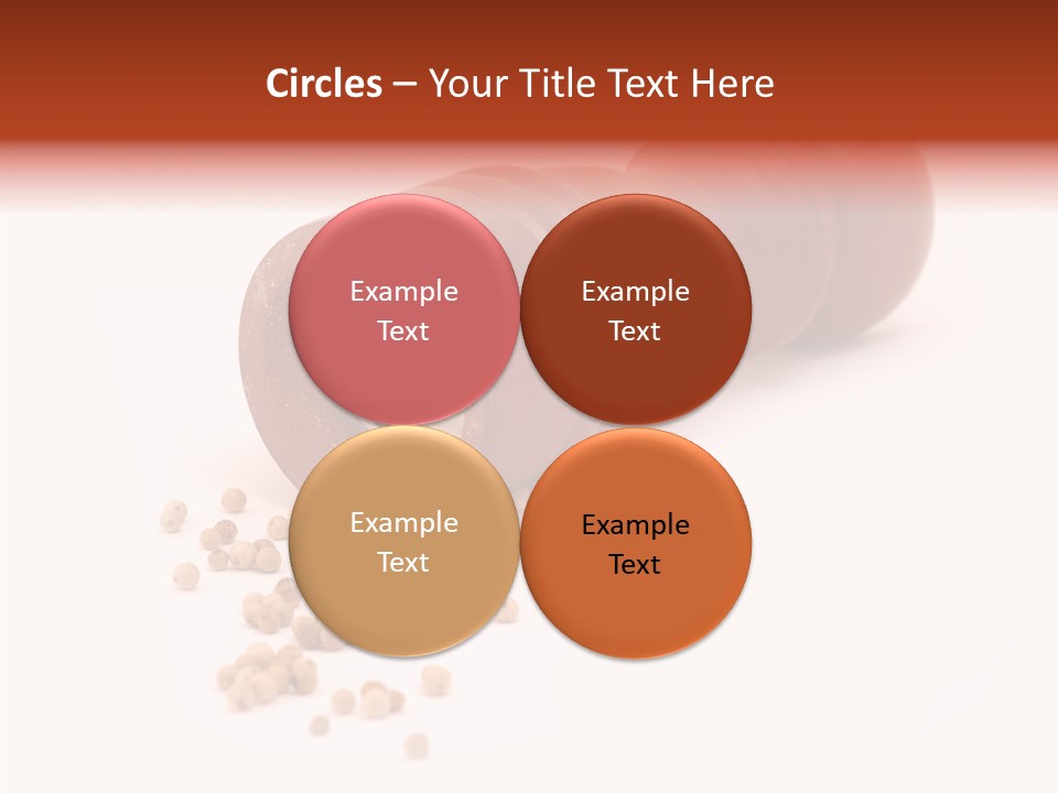 Standing Red Background PowerPoint Template