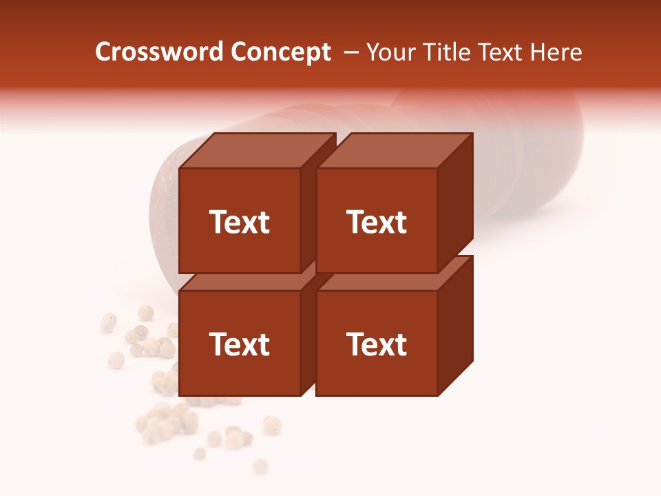 Standing Red Background PowerPoint Template