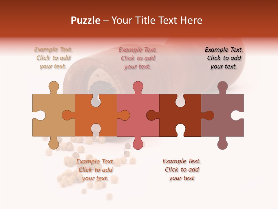 Standing Red Background PowerPoint Template