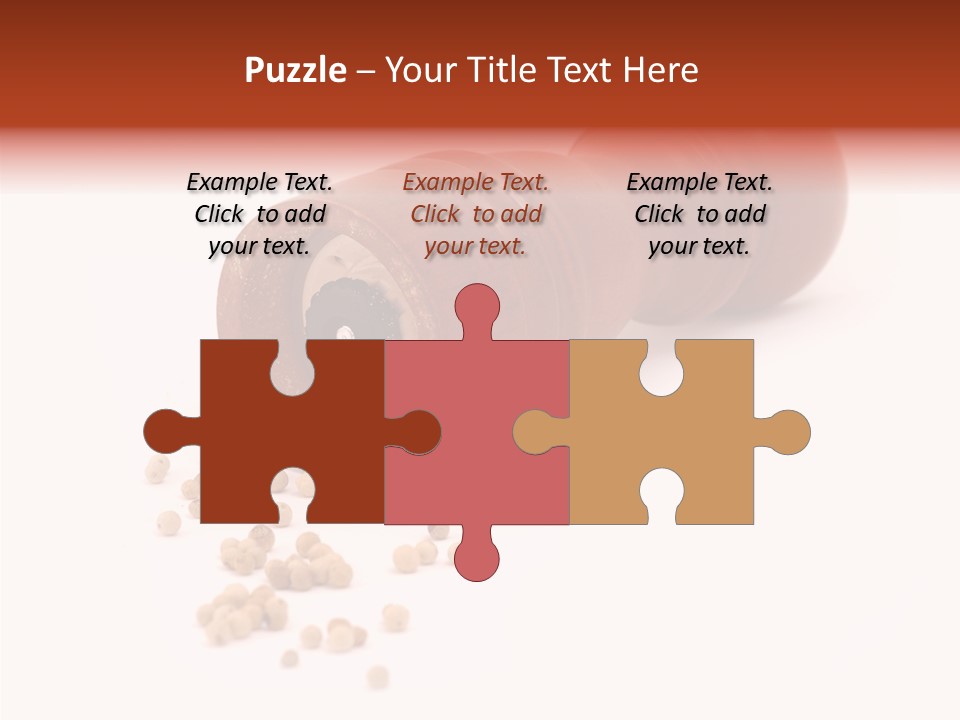 Standing Red Background PowerPoint Template