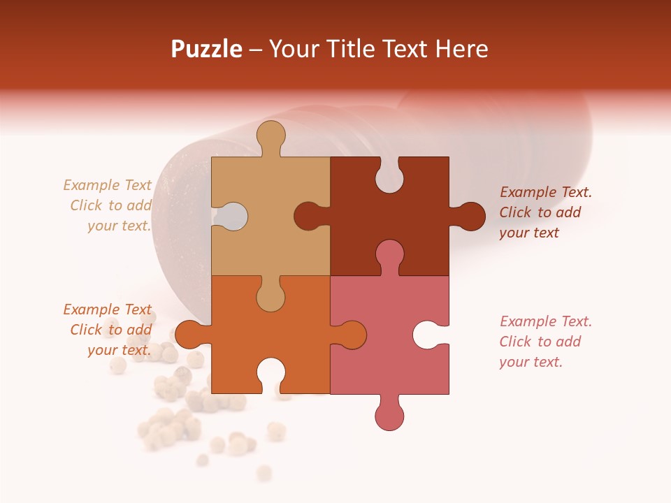 Standing Red Background PowerPoint Template