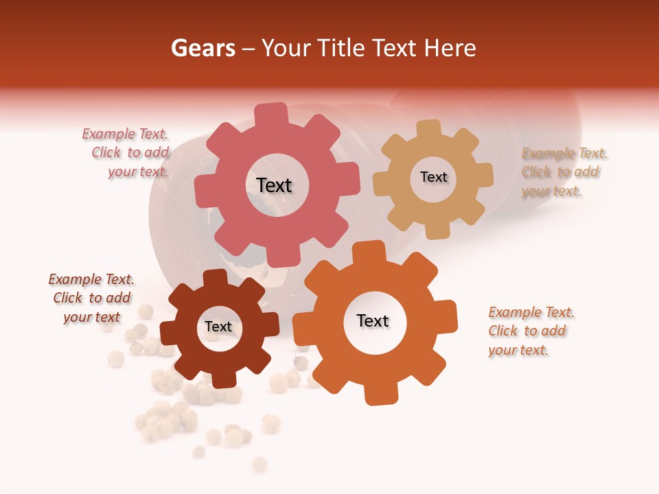 Standing Red Background PowerPoint Template