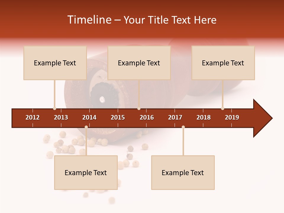 Standing Red Background PowerPoint Template