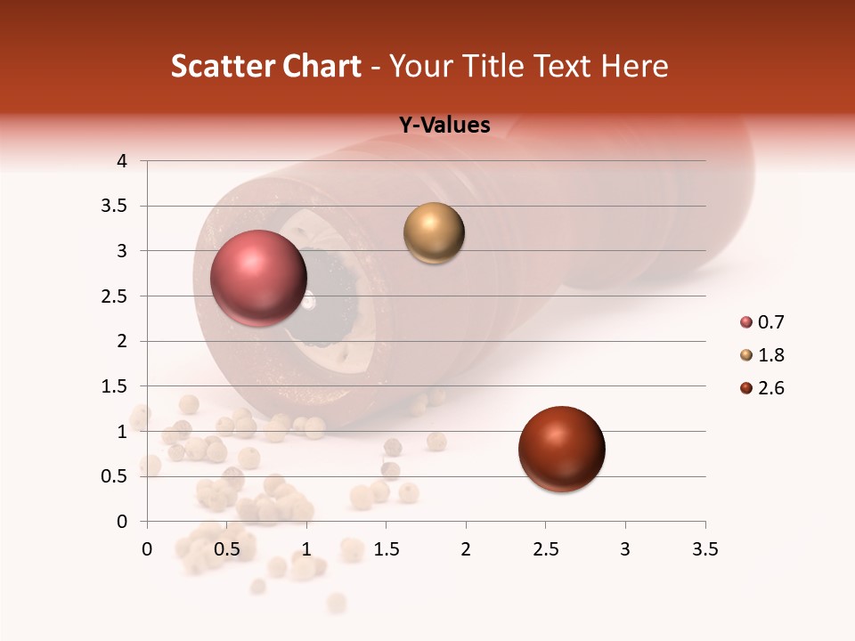 Standing Red Background PowerPoint Template