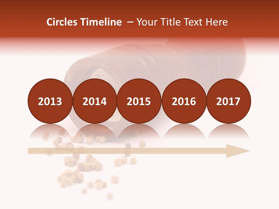 Standing Red Background PowerPoint Template