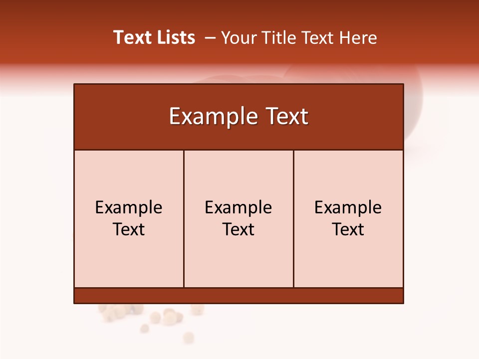 Standing Red Background PowerPoint Template
