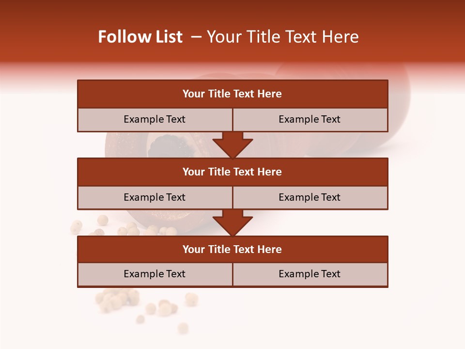 Standing Red Background PowerPoint Template