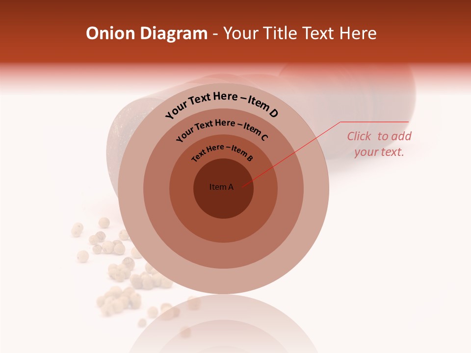 Standing Red Background PowerPoint Template