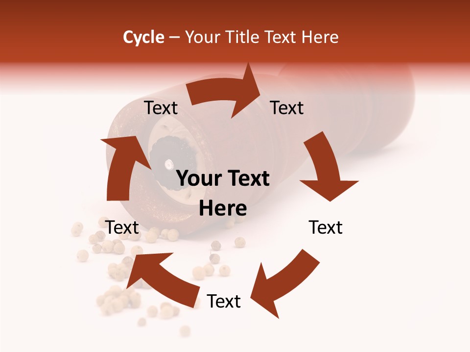 Standing Red Background PowerPoint Template