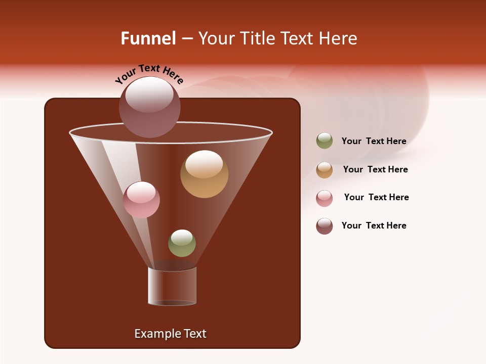 Standing Red Background PowerPoint Template