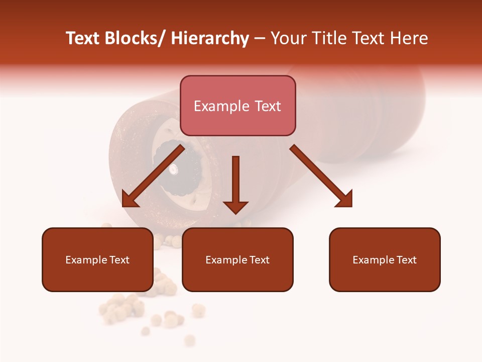 Standing Red Background PowerPoint Template