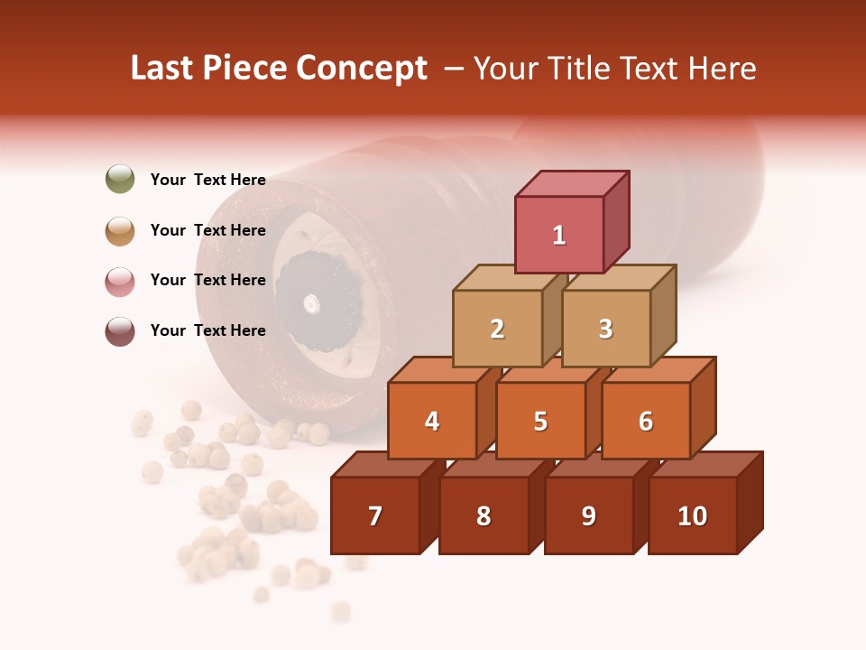 Standing Red Background PowerPoint Template