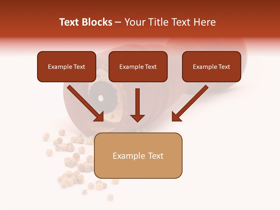 Standing Red Background PowerPoint Template