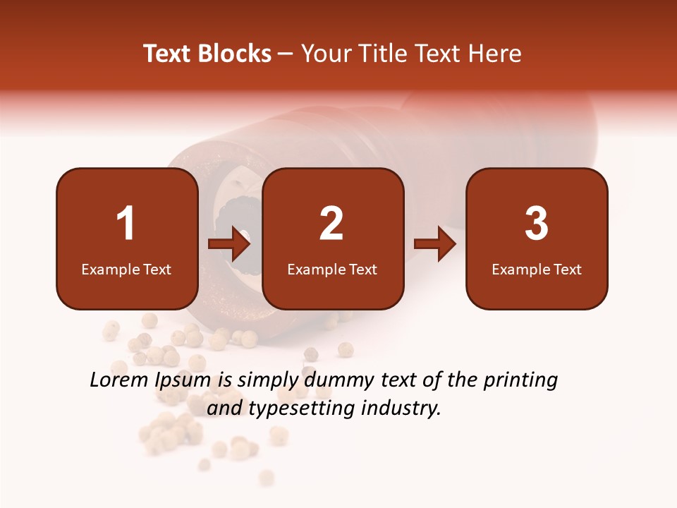 Standing Red Background PowerPoint Template