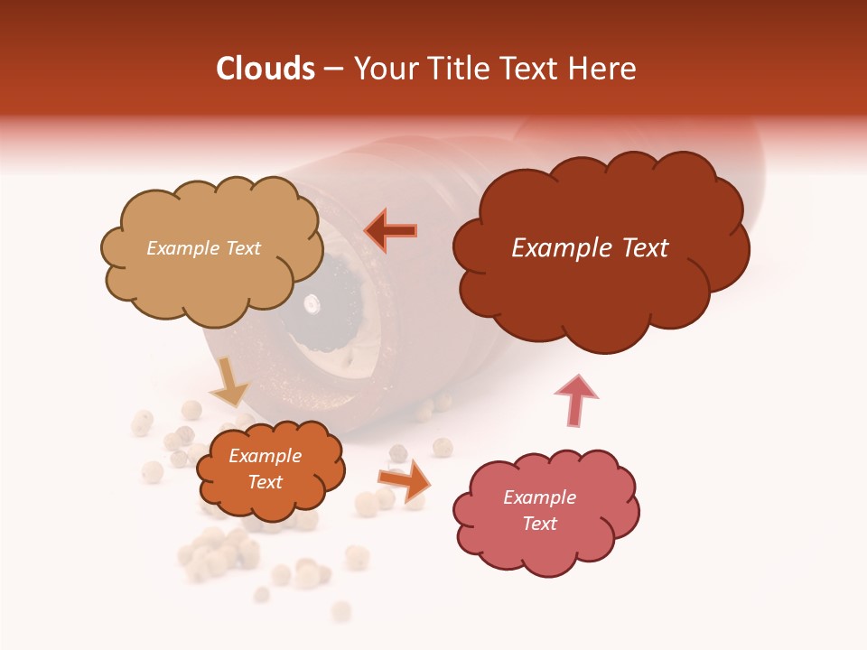 Standing Red Background PowerPoint Template