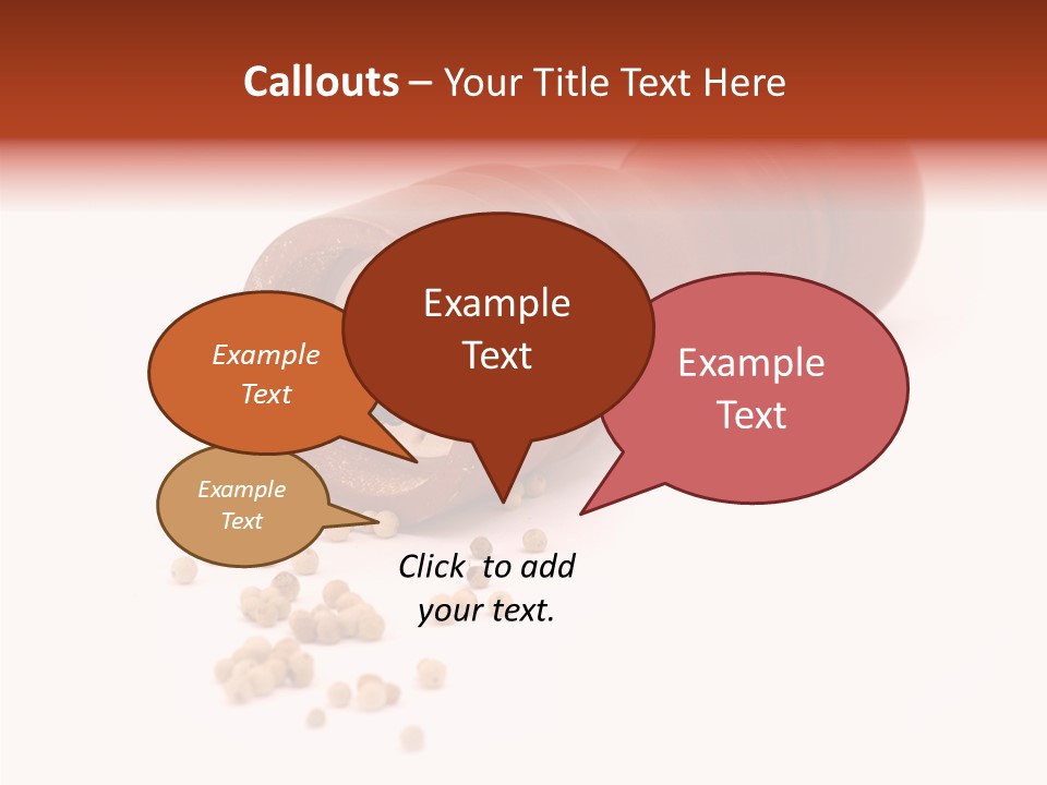 Standing Red Background PowerPoint Template