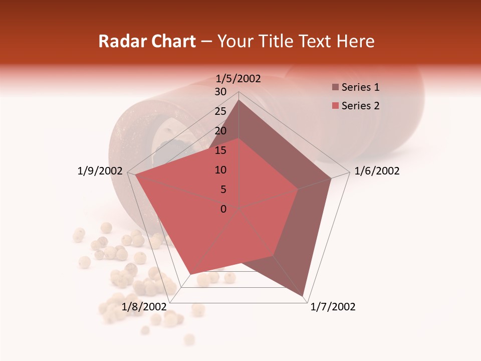 Standing Red Background PowerPoint Template