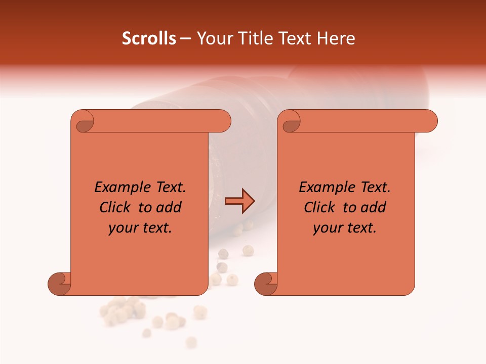 Standing Red Background PowerPoint Template