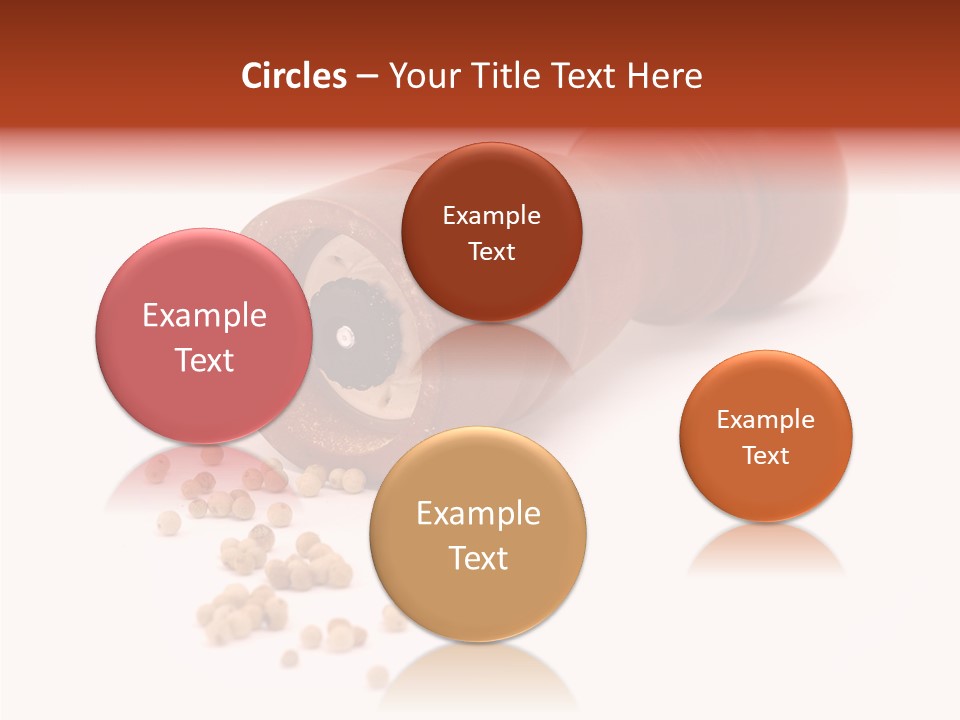 Standing Red Background PowerPoint Template