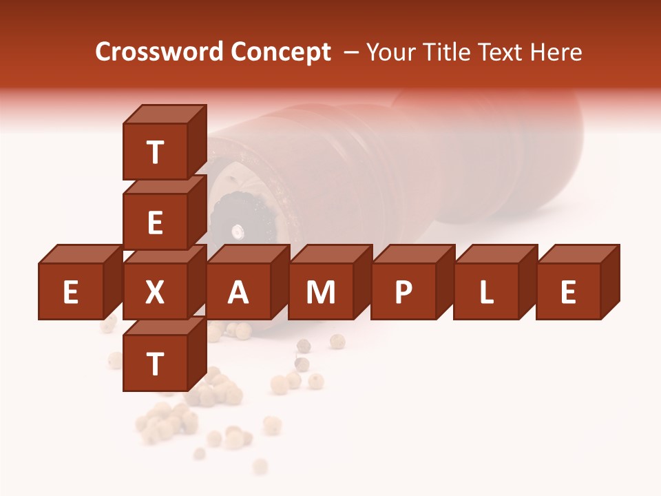 Standing Red Background PowerPoint Template