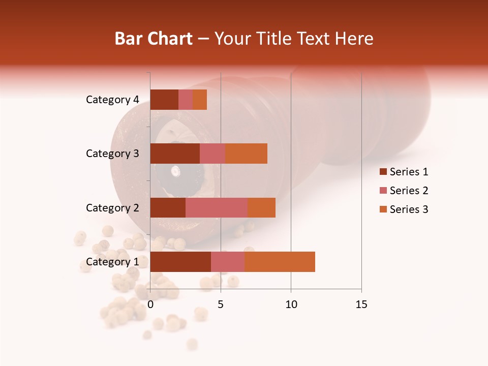 Standing Red Background PowerPoint Template
