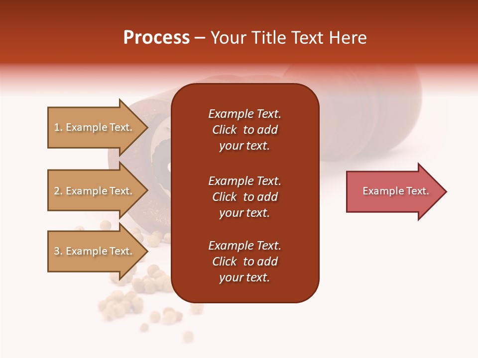 Standing Red Background PowerPoint Template