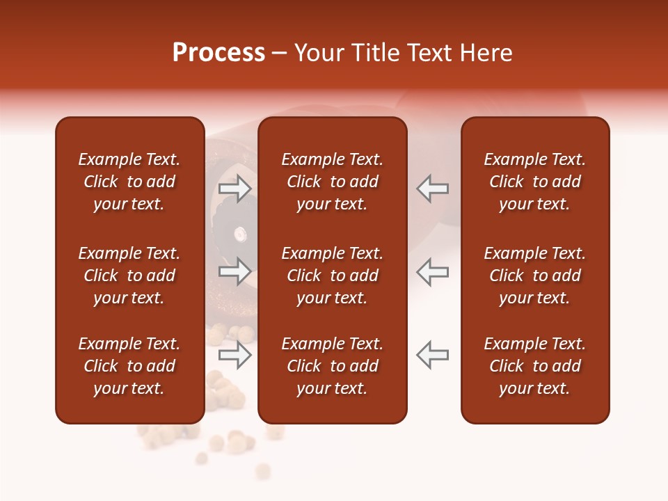 Standing Red Background PowerPoint Template