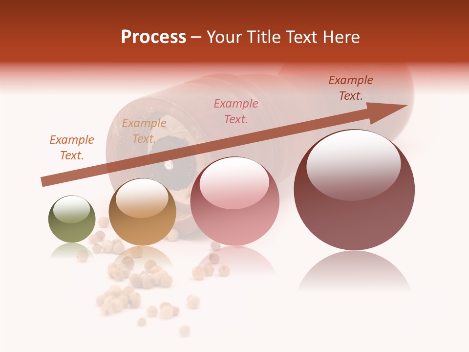 Standing Red Background PowerPoint Template