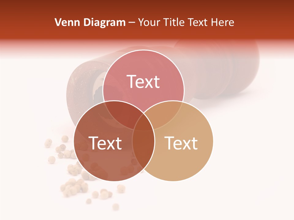 Standing Red Background PowerPoint Template