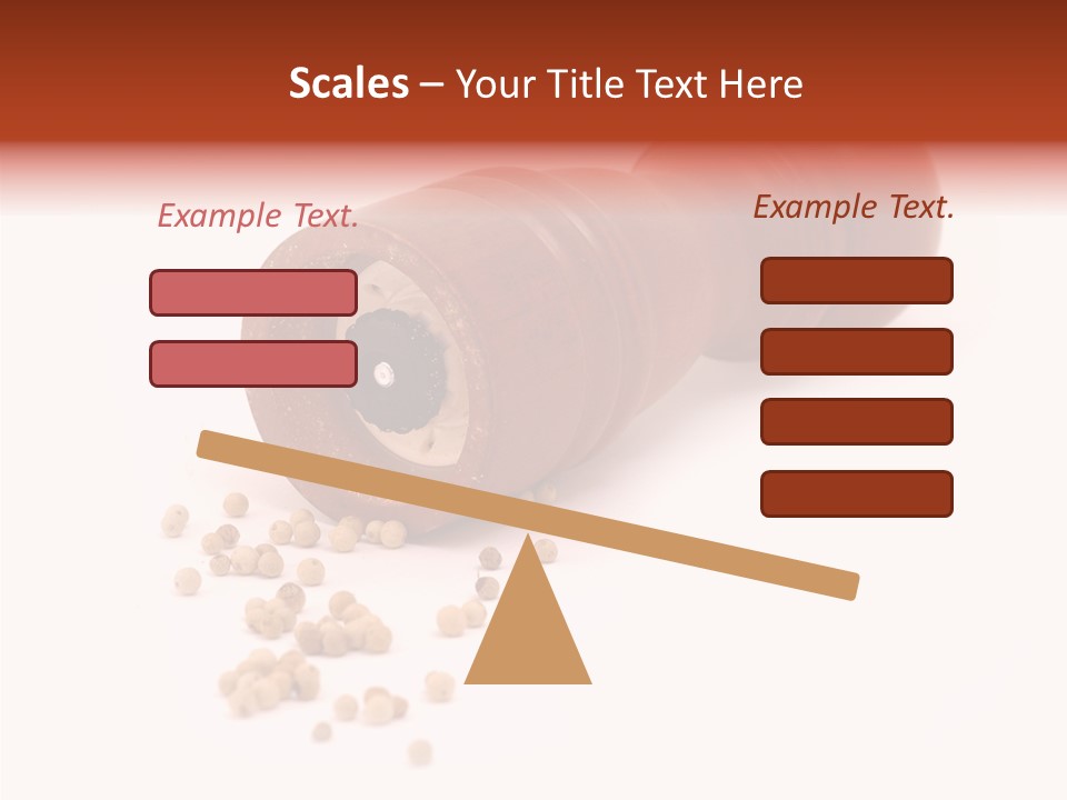 Standing Red Background PowerPoint Template