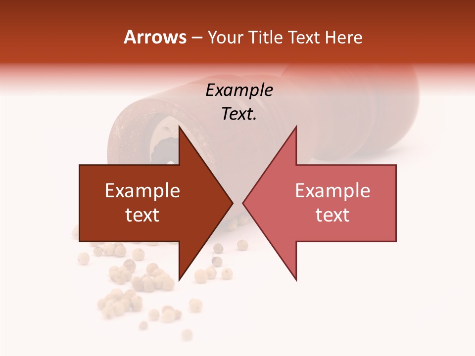 Standing Red Background PowerPoint Template