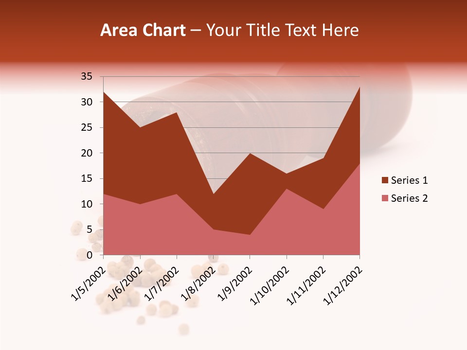 Standing Red Background PowerPoint Template