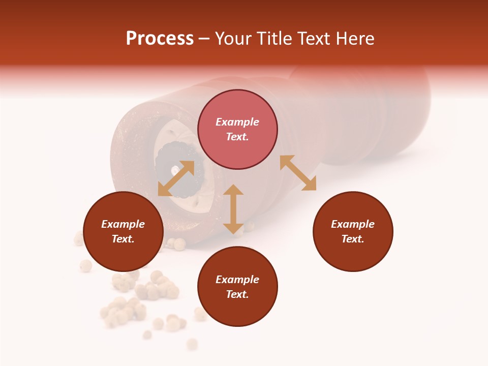 Standing Red Background PowerPoint Template