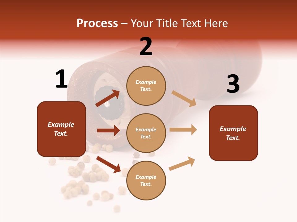 Standing Red Background PowerPoint Template