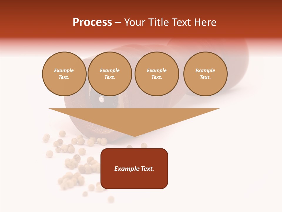 Standing Red Background PowerPoint Template