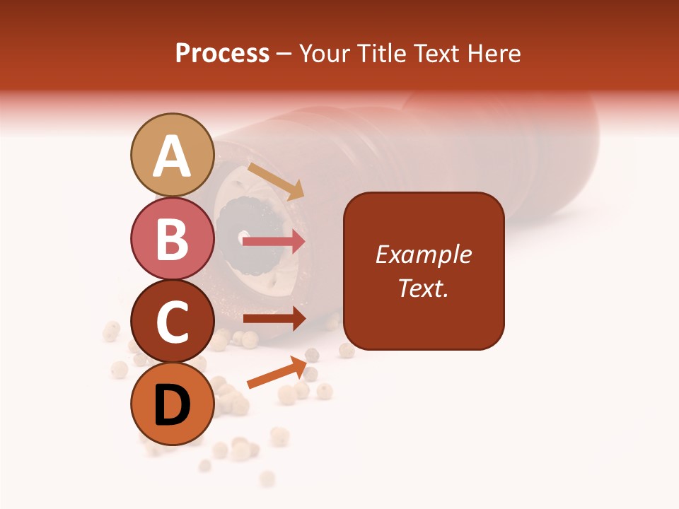 Standing Red Background PowerPoint Template