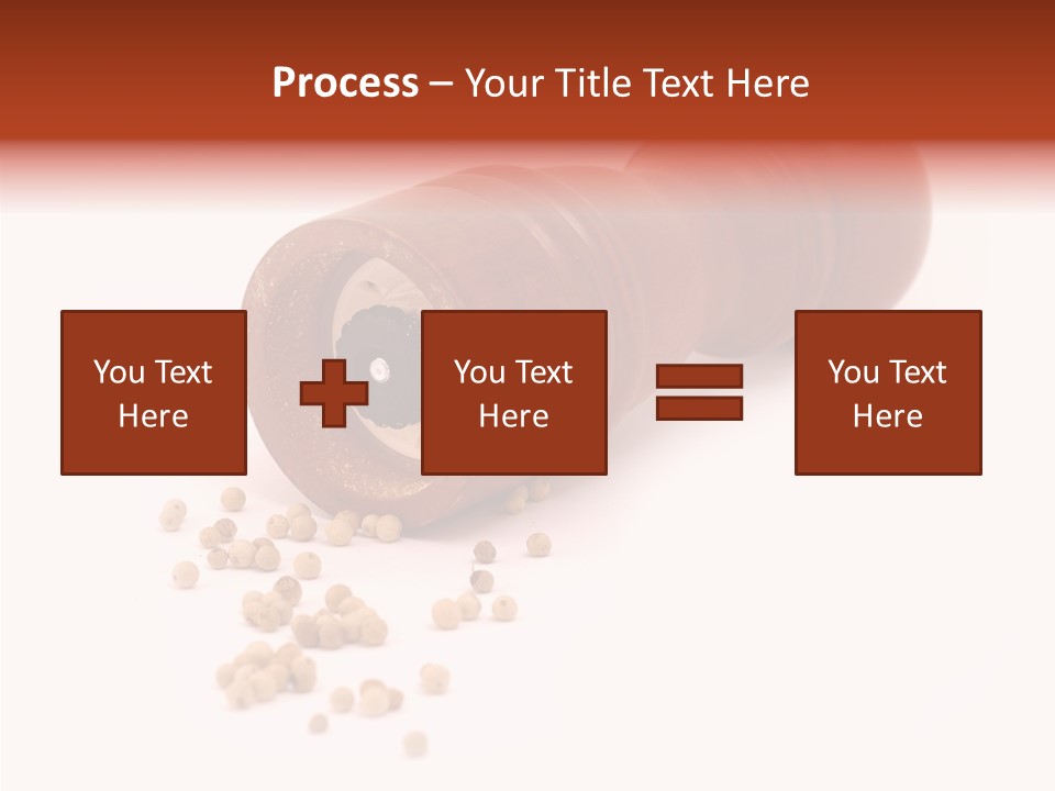 Standing Red Background PowerPoint Template