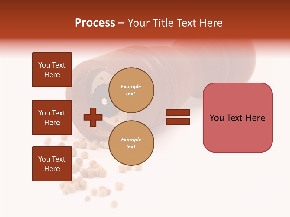 Standing Red Background PowerPoint Template
