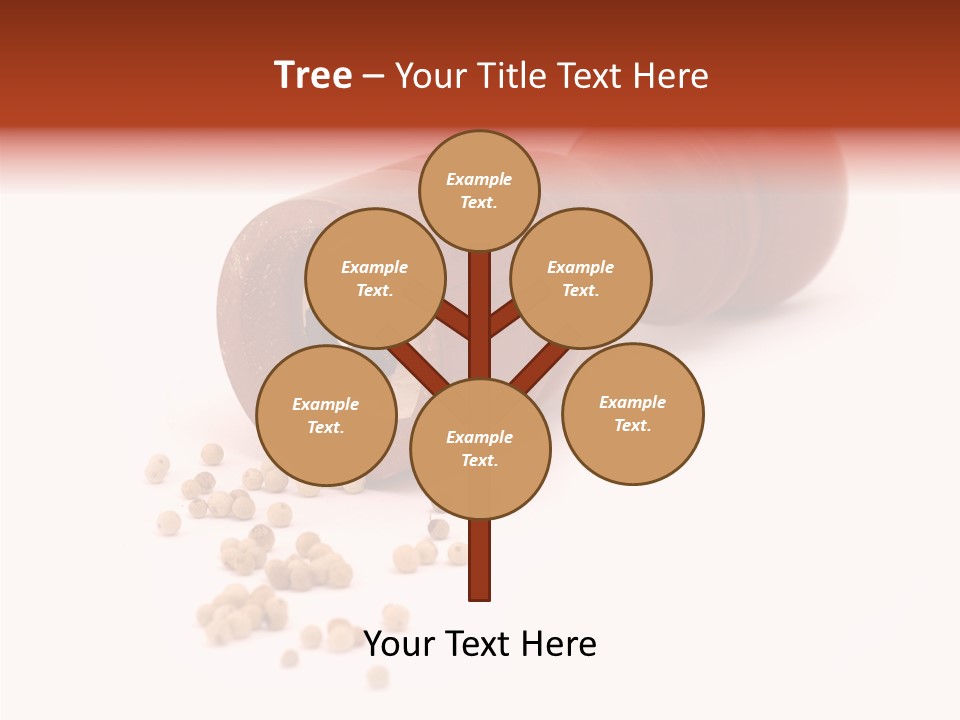 Standing Red Background PowerPoint Template